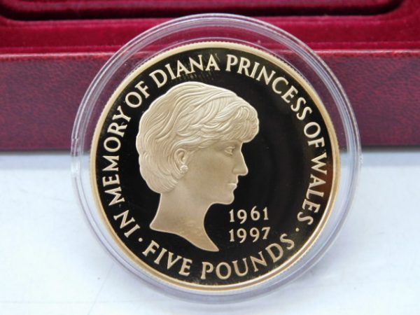 ダイアナ妃 追悼記念コレクション 金貨 ・銀貨 1999年 5ポンド 