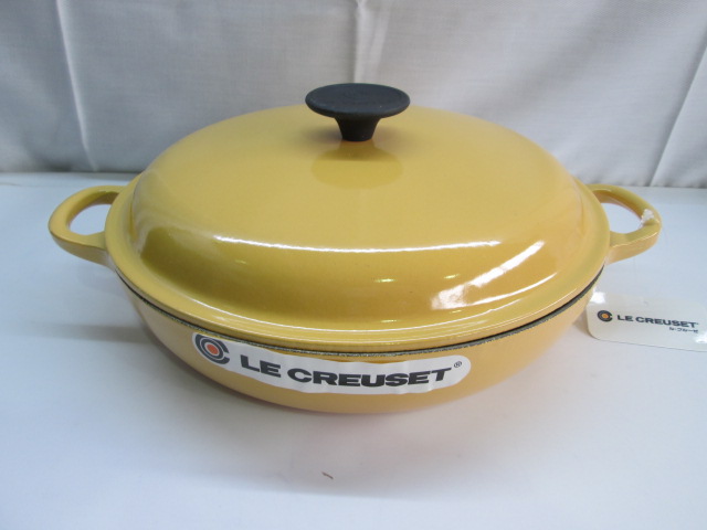 「LE CREUSET ル・クルーゼ 両手鍋 26㎝ 未使用」を買い取りさせていただきました！ – リサイクルショップバイキング｜富山県、石川